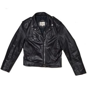 Vintage Black Leather Jacket